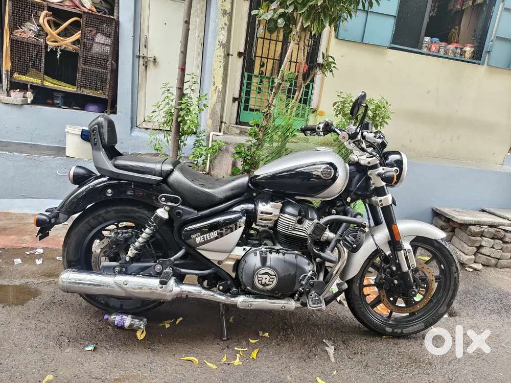 Super meteor 650 with gursewak exhaust