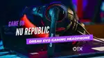 Nu Republic Gaming Headphone  Branded New  Wired