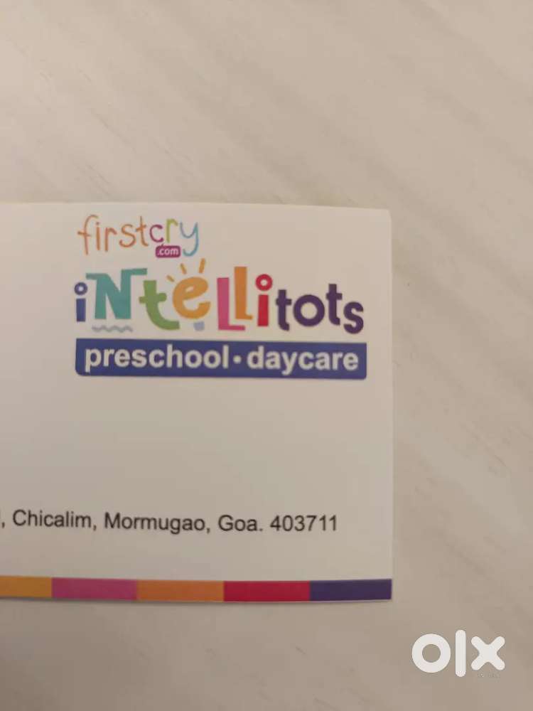 Required Female Asst.teacher at FirstCry Preschool Chicalim
