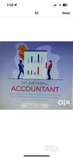 2-3 year Experiance A/c & Gst for CA office