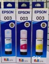 Epson color printer inks.
