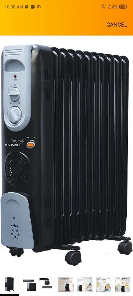 Vguard roomheater