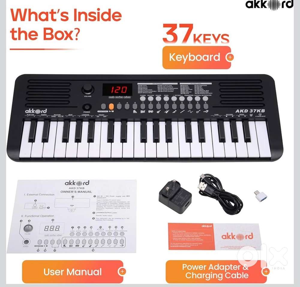 New piano 37 keys MIDI USB-C
