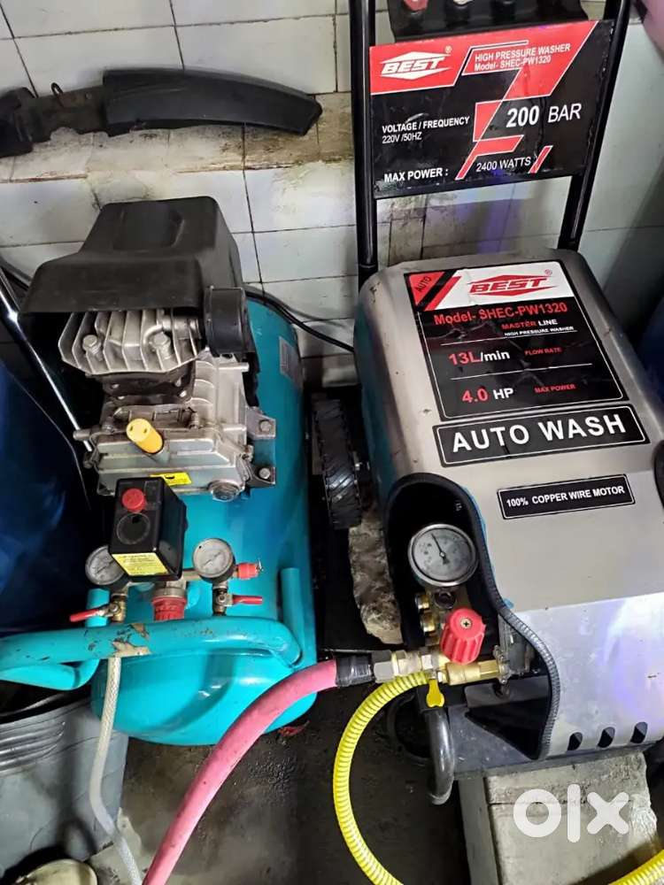 Water Pressure Machine and Air Compressor Combo