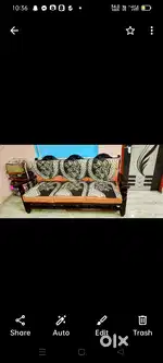 Teak wood sofa, computer table Kent RO water all items