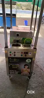 Hygienic sugarcane crusher Machine with instant chiller system