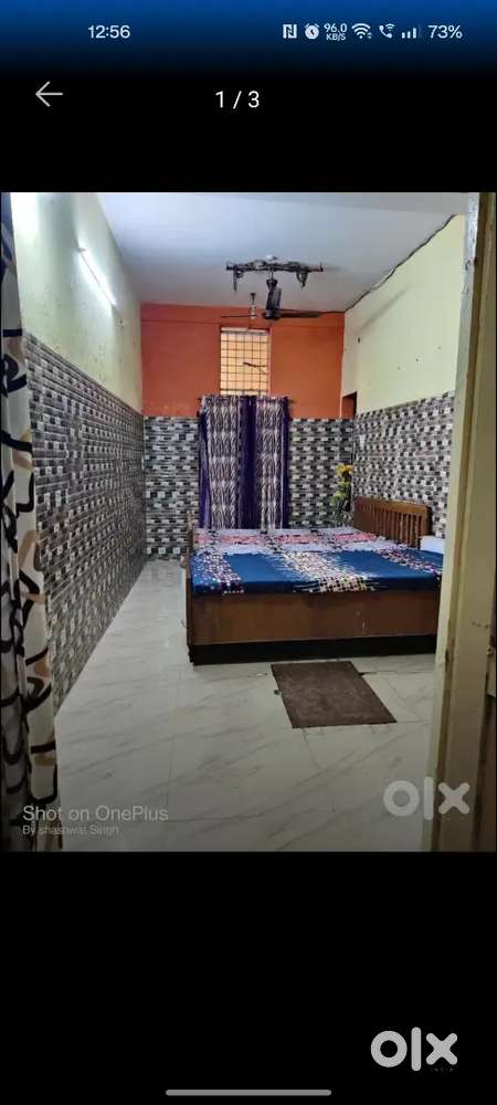 1  Room with attached washroom and bed facility