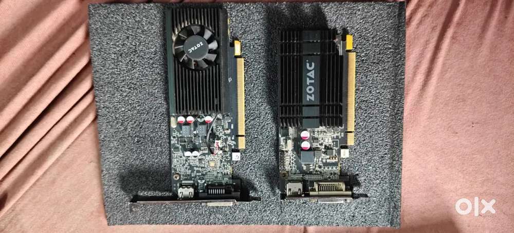 Graphics cards zotac gt 1030 ti and 710 ti