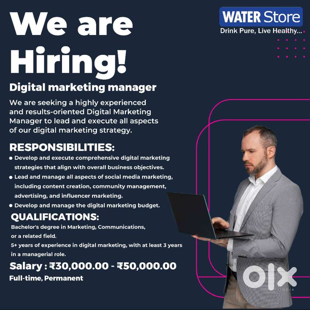 DIGITAL MARKETING MANAGER JOB