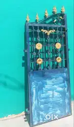 Main Double Gate Iron heavy 5 x 6 - Good condition