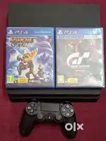 Ps4 1tb slim with 2 game cd