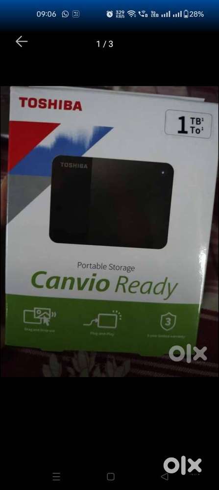 Toshiba 1 TB Hark Disk for Sale