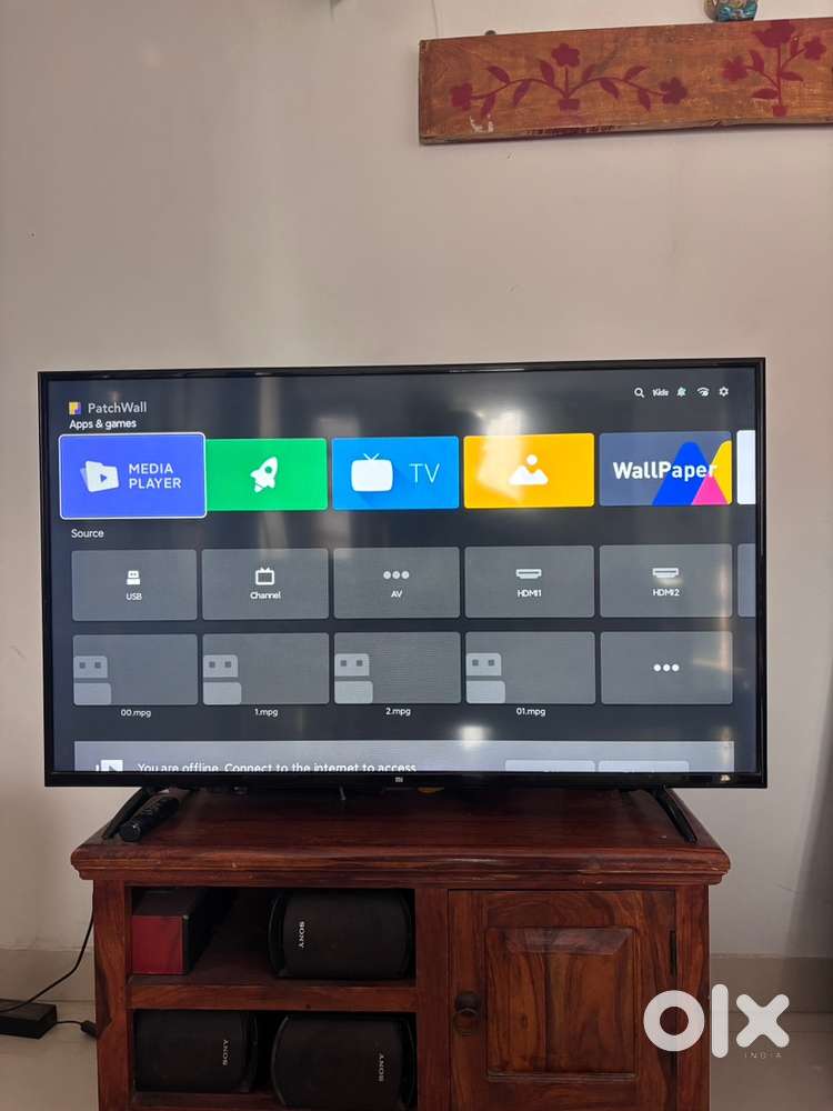 Micromax LED 44 with Sony Hometheater 4-1