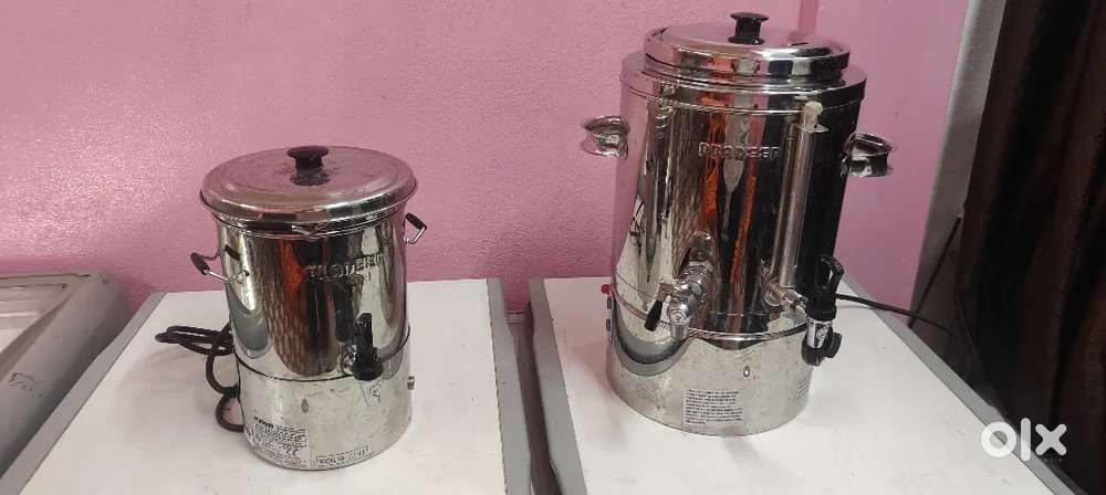 Milk boiler and decoction set