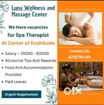 wanted Female spa therapist