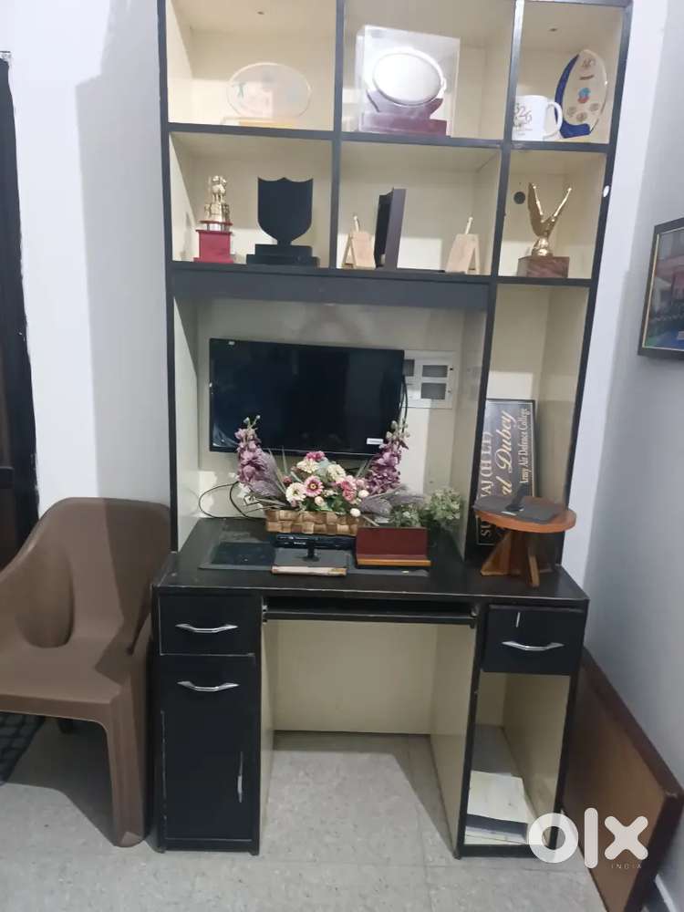 Computer table and TV trolley