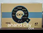 43 inch smart android frameless led tv with 600 channel free in tv