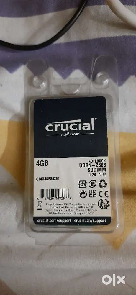 Crucial 4gb ddr4 ram