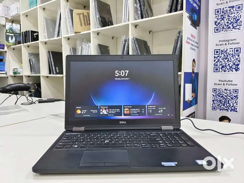 Good-as-New Laptop Dell Laptop 5580 i5-6th Gen 8GB RAM 256GB SSD