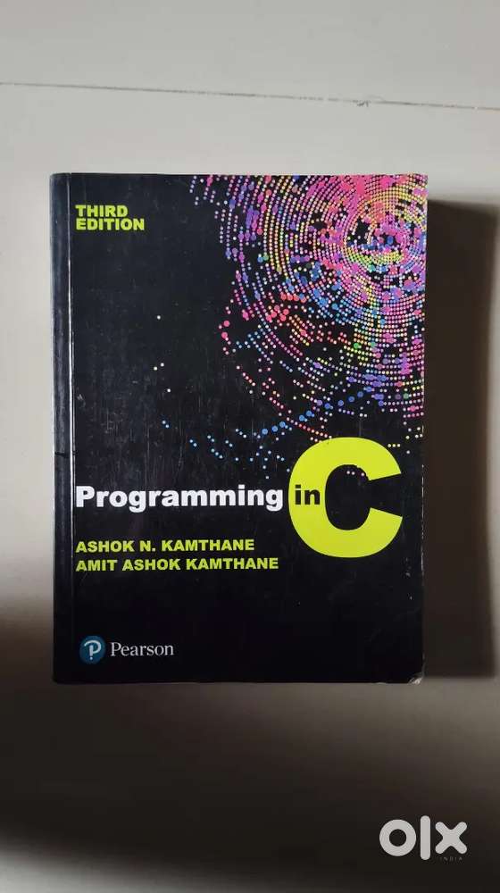 Programming in C – Ashok N. Kamthane (3rd Edition, Pearson)