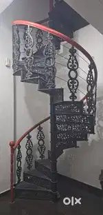 CAST IRON SPIRAL STAIRCASE
