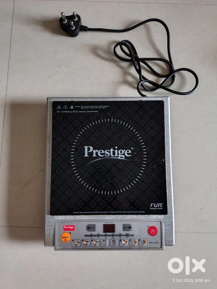 Induction stove in working condition