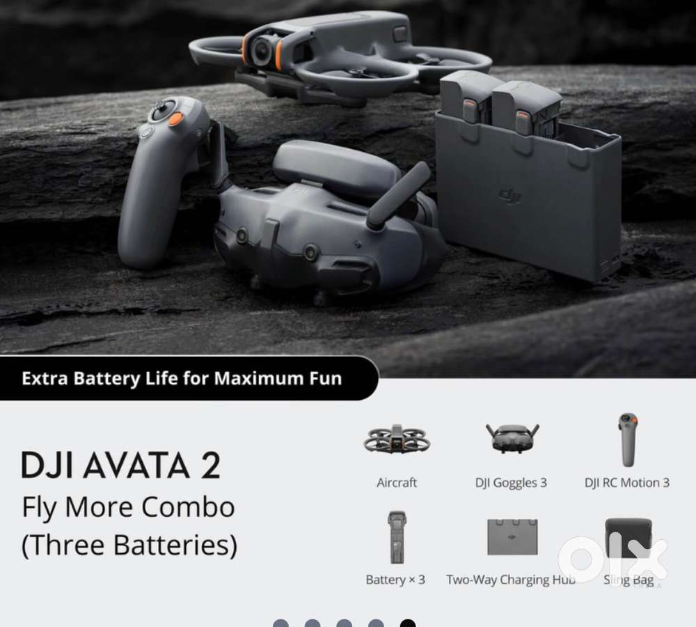 DJI Avata 2 Fly More Combo (Three Batteries)