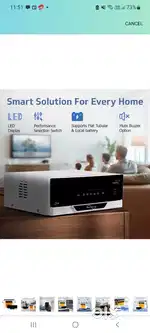 Unused new Smart pro invertor for sale with 2yrs warranty left