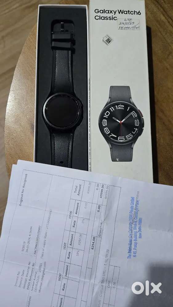 Samsung galaxy watch 6 classic LTE 43mm Black