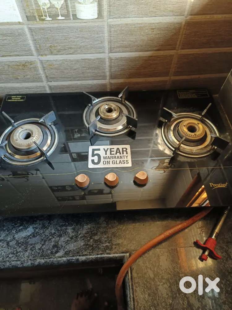 Prestige 3 burnel Gas stove un used