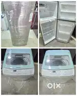 I'd56 lg double door fridge & samsung washing machine combo