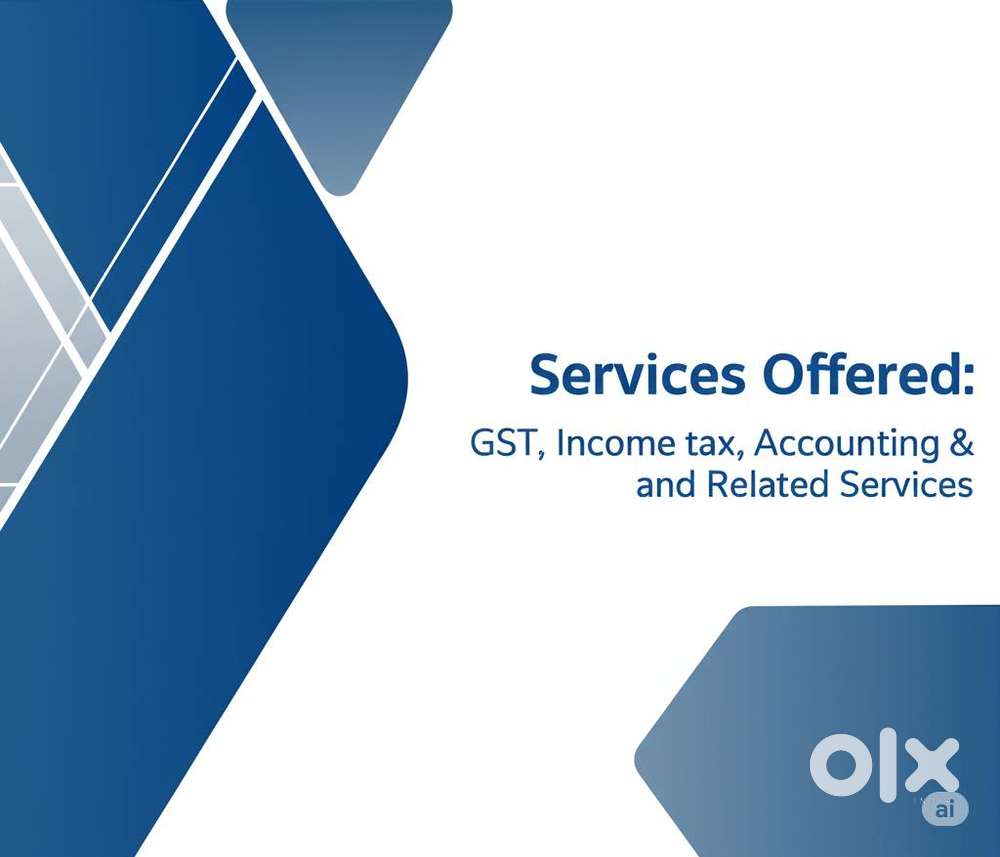 GST, Income tax, TDS; Accounting & Bookkeeping & Consultancy services
