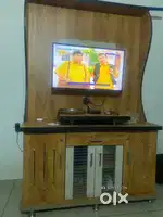 tv unit yellow coffee combination