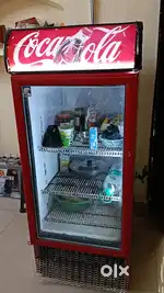 Visi fridge 5 feet for shop mint condition urjent sell