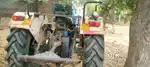Tractor 4 tyres and dics with 100%grip and tube 13.6 tyre MRF