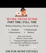 Online work from home
