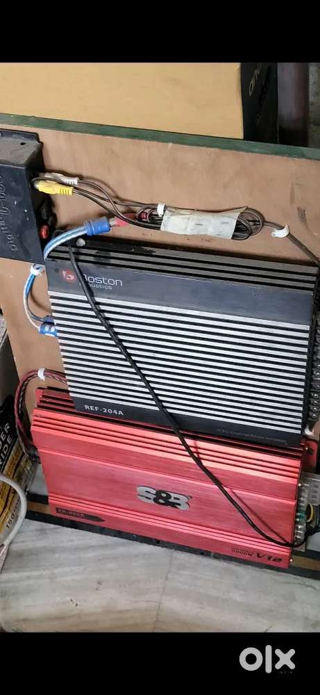 Car subwoofer and amplifier