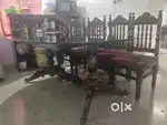 Rose wood 6 seater dining table