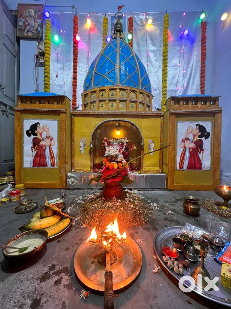 Beautifully Decorated Handmade Puja Pandal for Sale
