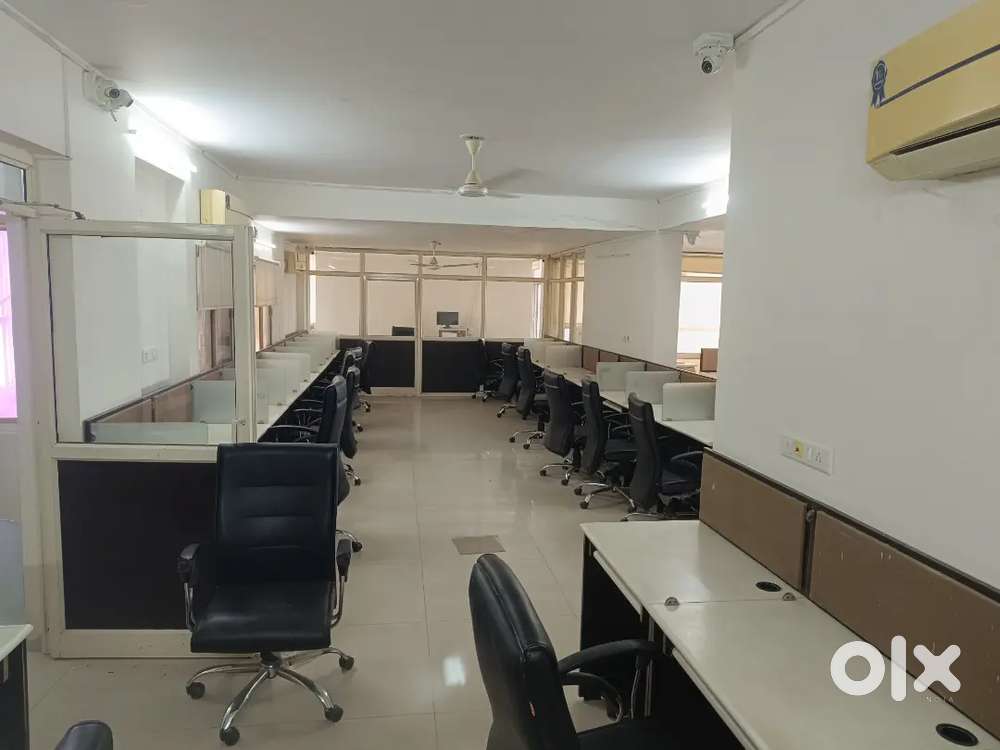 Furnished Office Rent CG Road 2500 Ft 3 Cabin 55 Seats For-IT/DSA/HR