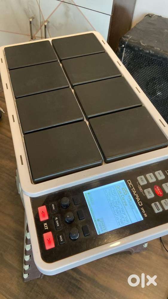 Roland SPD-30 (version 2) octapad + custom wooden case