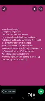 Picker and packer in Bowenpally