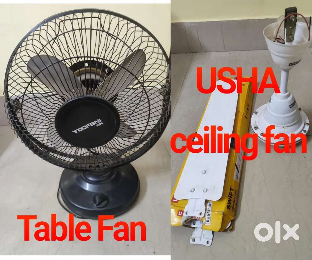Selling Table Fan and USHA Ceiling fan