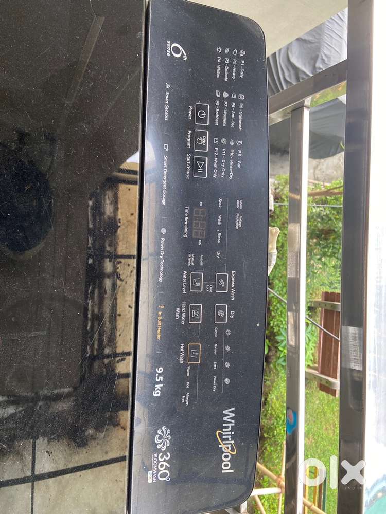 Automatic top load 9.5 kg