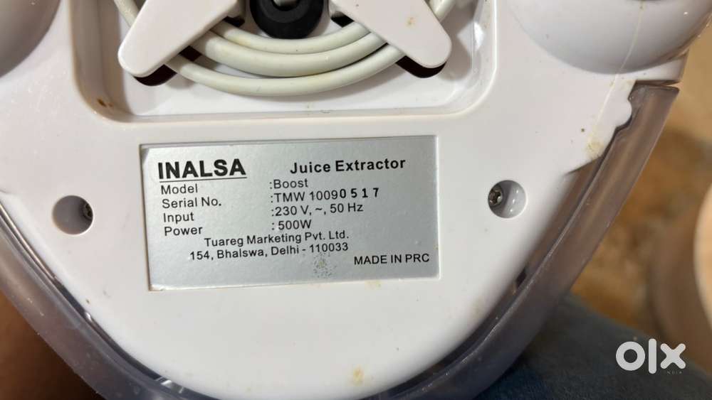 Inalsa juicer