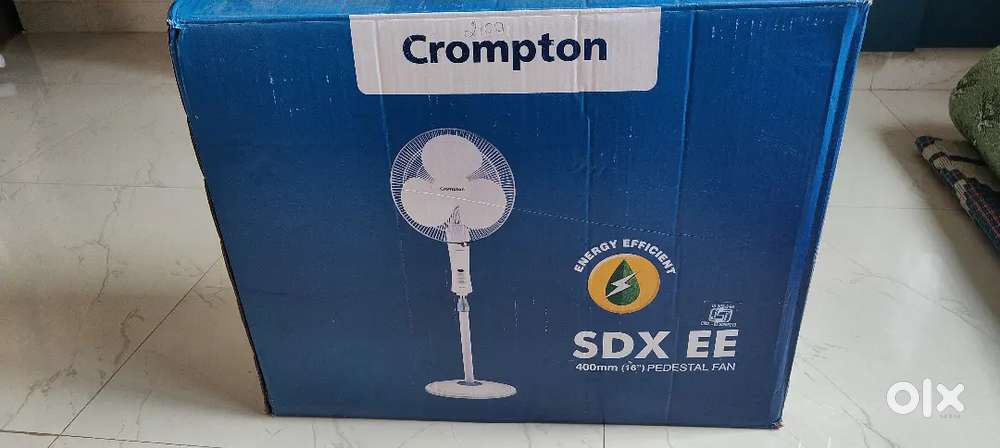 Brand new Crompton pedestal Fan