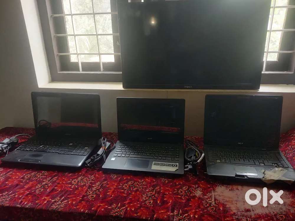 3 laptop 1 led tv 32 ing