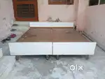 Double bed without box