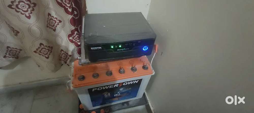 Microtek Inverter and Battery