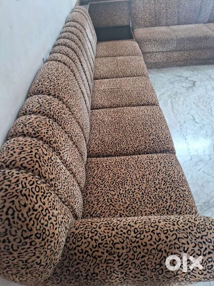 Big sofa with bed and corner